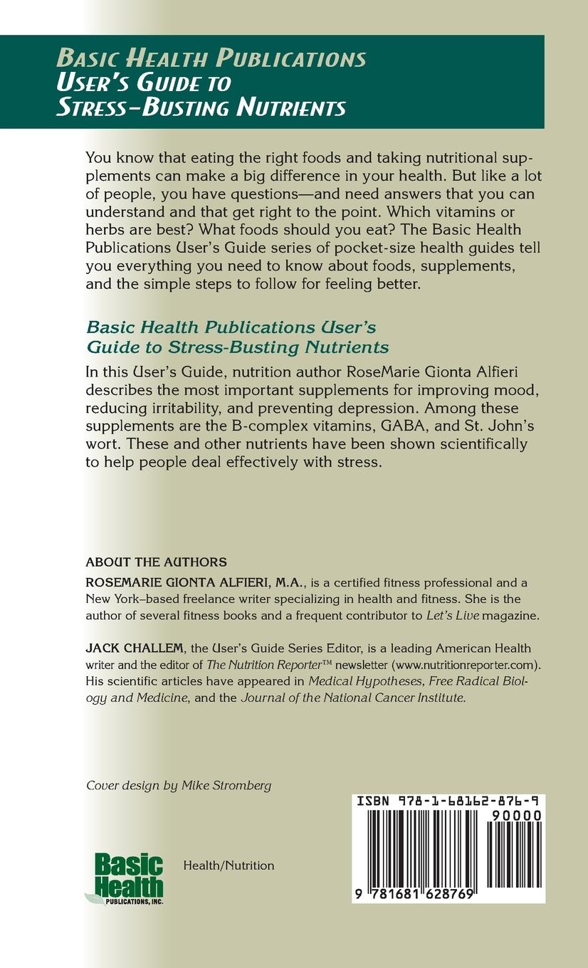 Rückseitencover User's Guide to Stress-Busting Nutrients