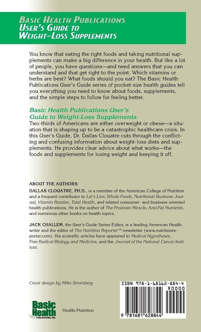 Rückseitencover User's Guide to Weight-Loss Supplements