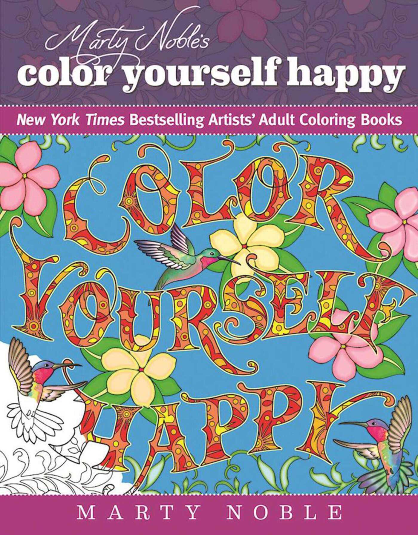 Vorderes Coverbild Marty Noble's Color Yourself Happy