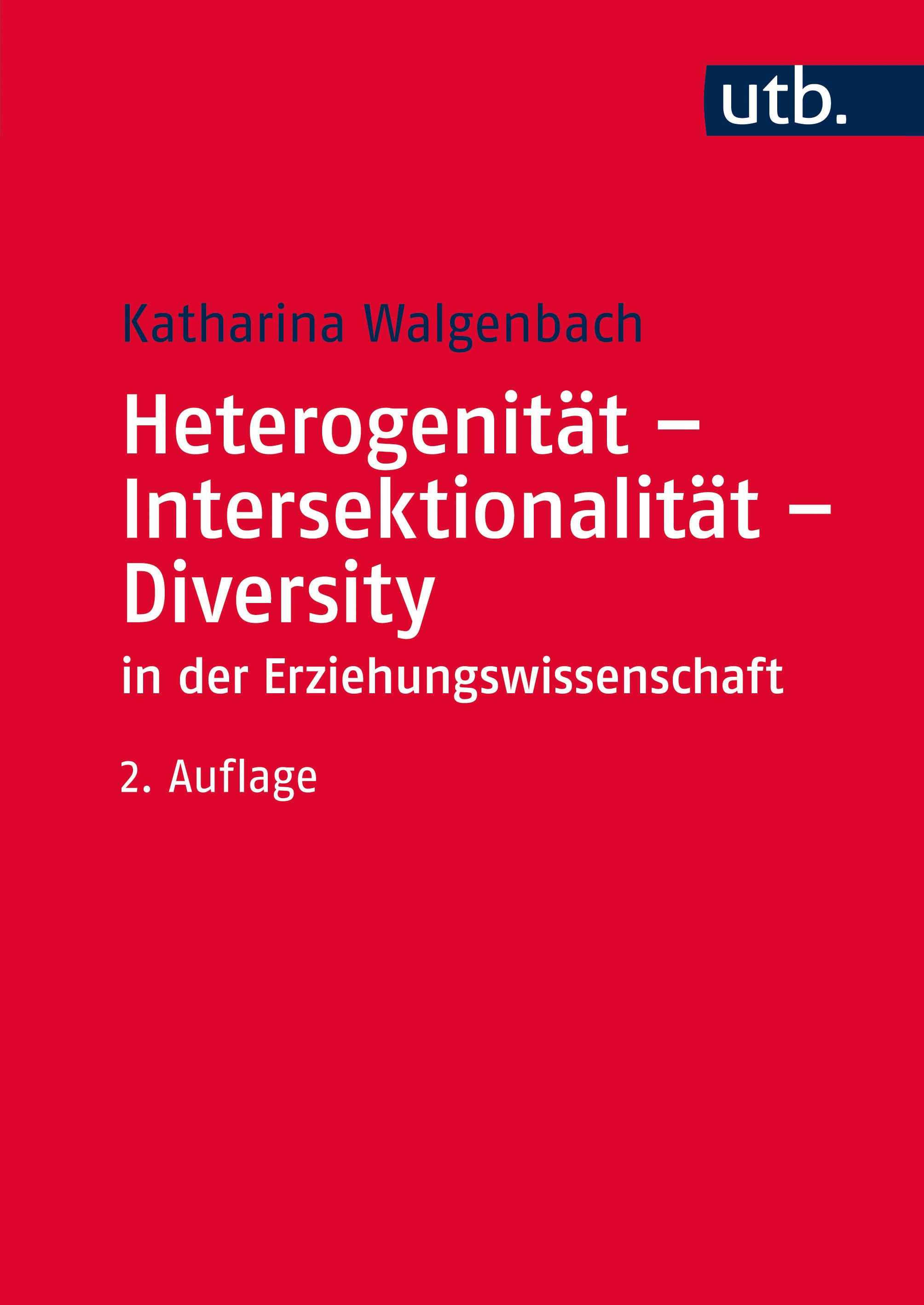 Vorderes Coverbild Heterogenität - Intersektionalität - Diversity in der Erziehungswissenschaft