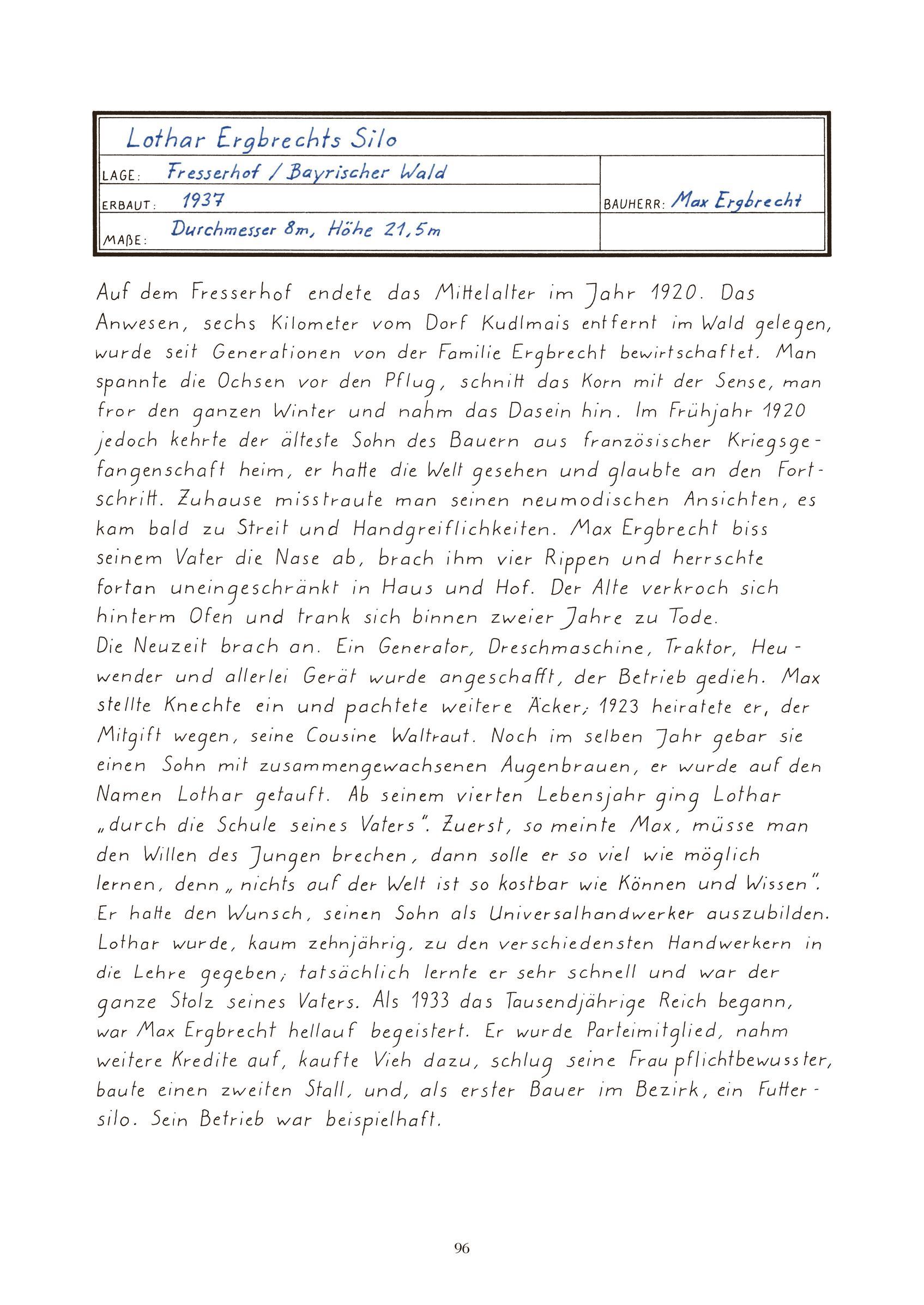 Beispielinhalt (Bild) Schwermut und Abenteuer des Hausbaus