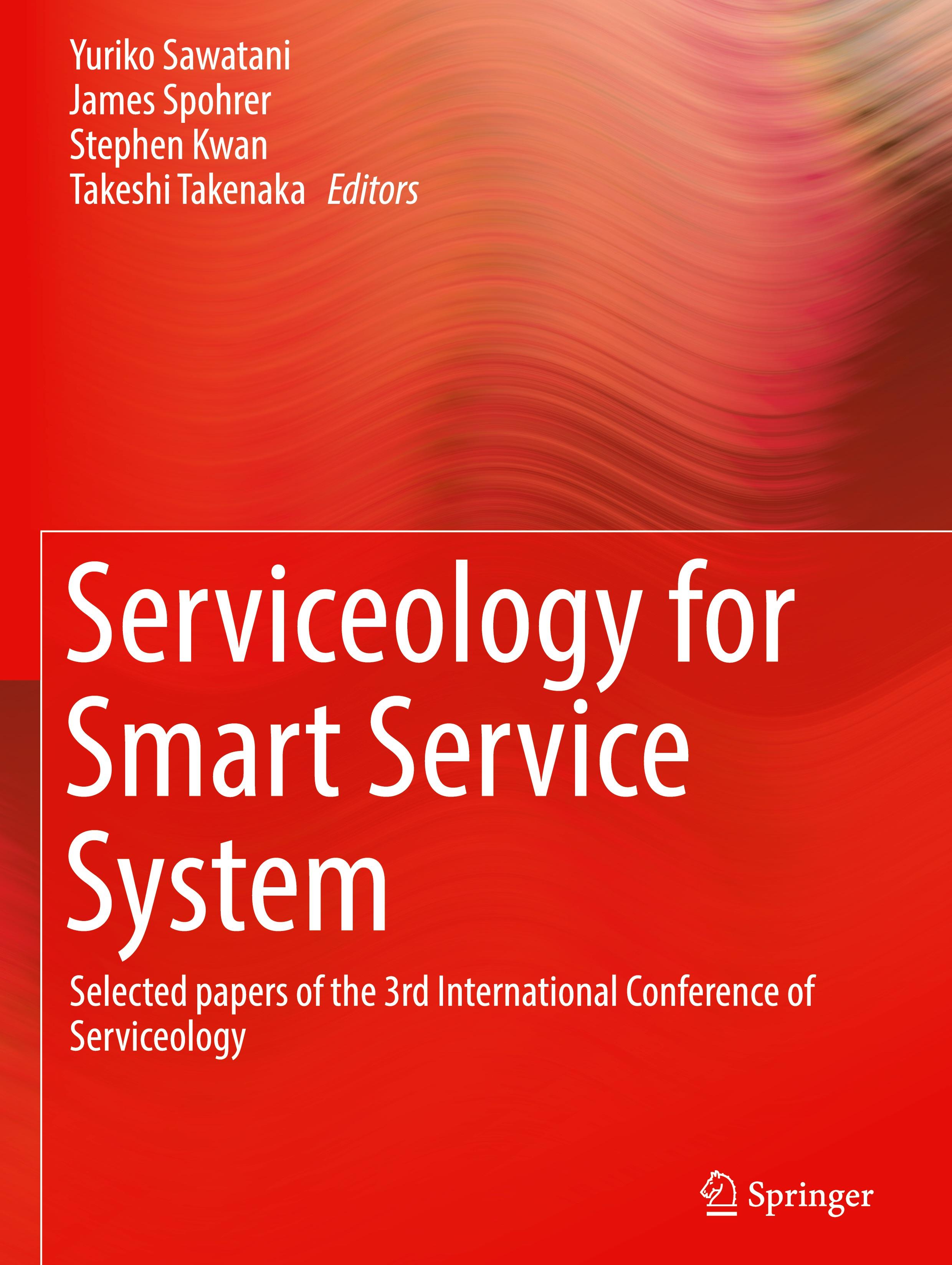 Vorderes Coverbild Serviceology for Smart Service System