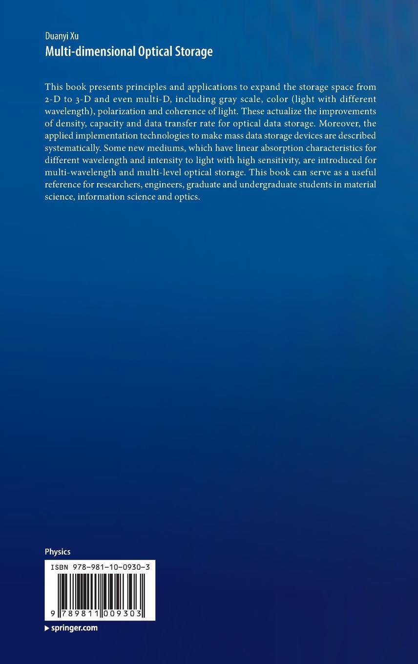 Rückseitencover Multi-dimensional Optical Storage