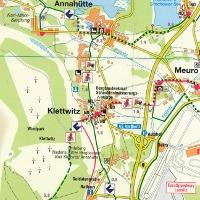 Beispielinhalt (Bild) Landkreis Oberspreewald-Lausitz 1 : 50 000