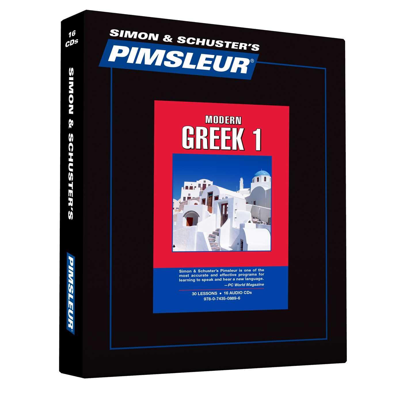 Vorderes Coverbild Pimsleur Greek (Modern) Level 1 CD, 1: Learn to Speak and Understand Modern Greek with Pimsleur Language Programs