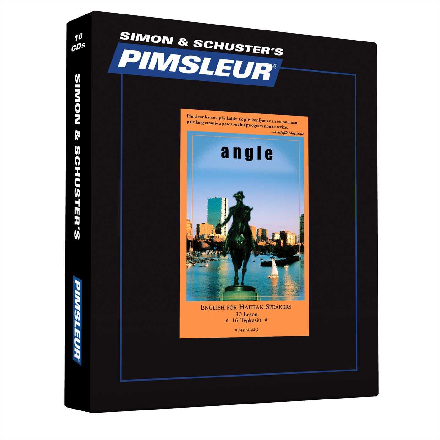 Vorderes Coverbild Pimsleur English for Haitian Creole Speakers Level 1 CD, 1: Learn to Speak and Understand English for Haitian with Pimsleur Language Programs