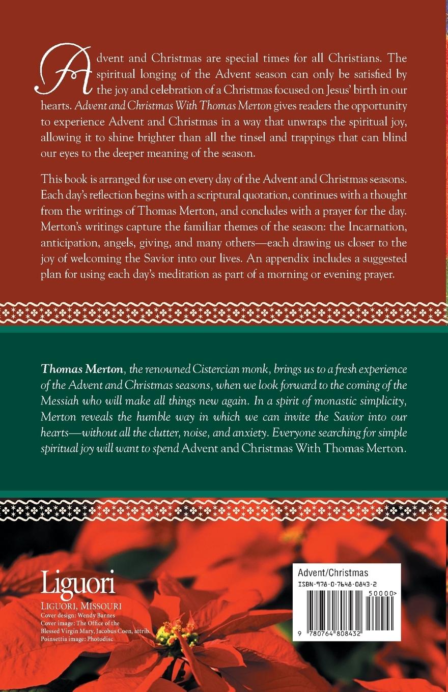 Rückseitencover Advent and Christmas with Thomas Merton