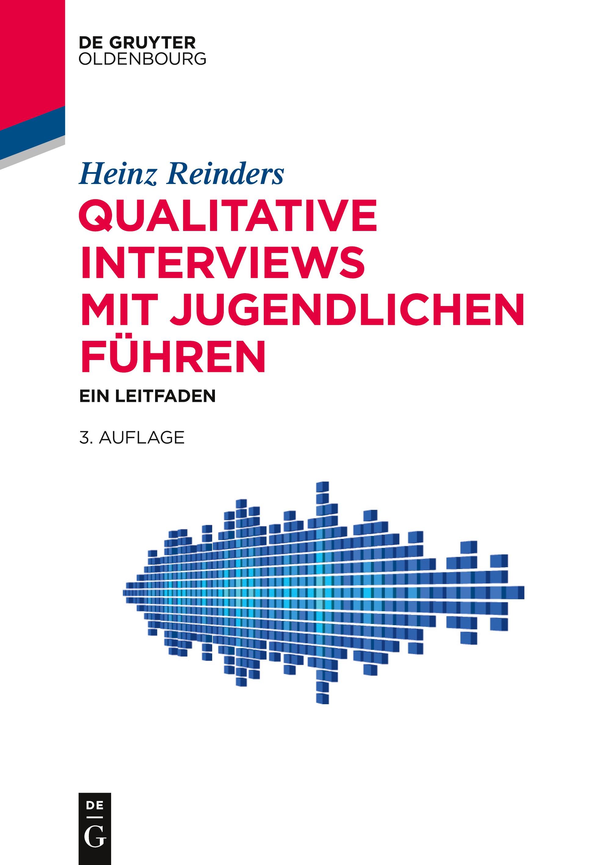 Vorderes Coverbild Qualitative Interviews mit Jugendlichen führen