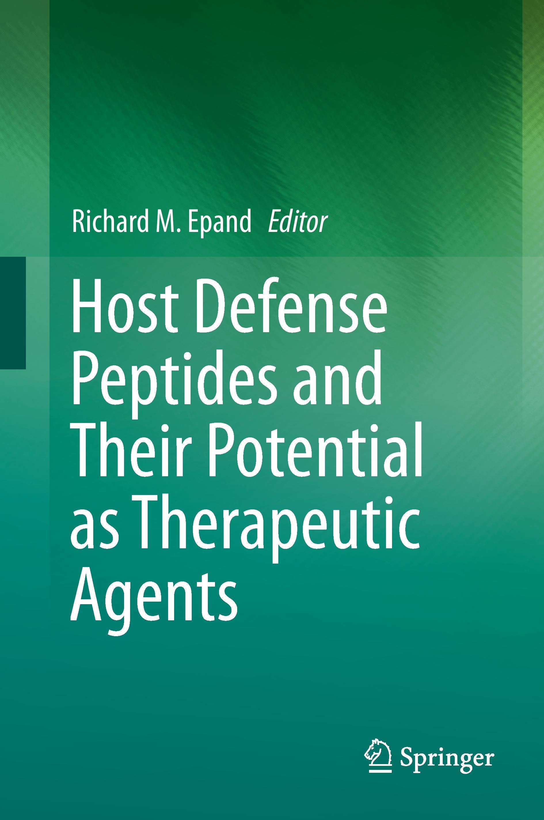 Vorderes Coverbild Host Defense Peptides and Their Potential as Therapeutic Agents