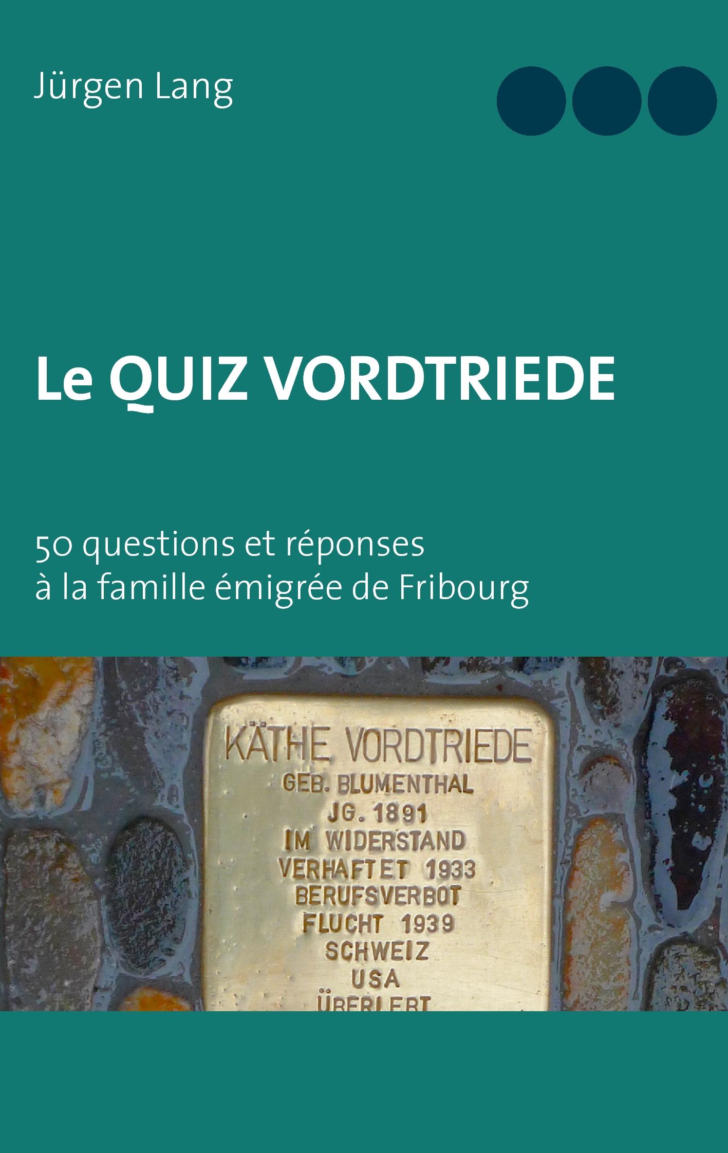 Vorderes Coverbild Le Quiz Vordtriede