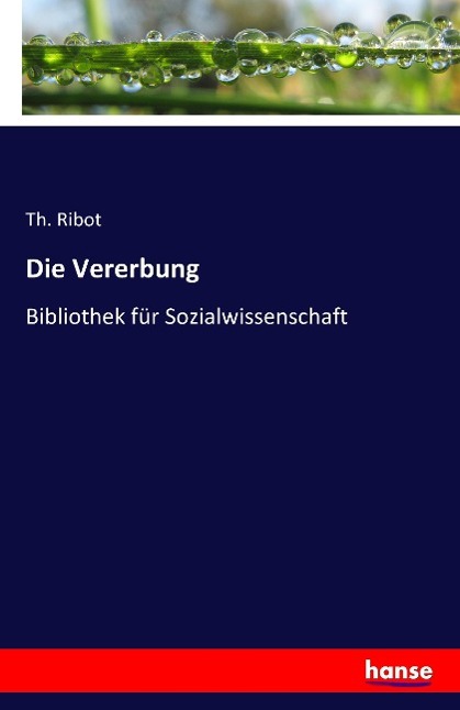 Vorderes Coverbild Die Vererbung