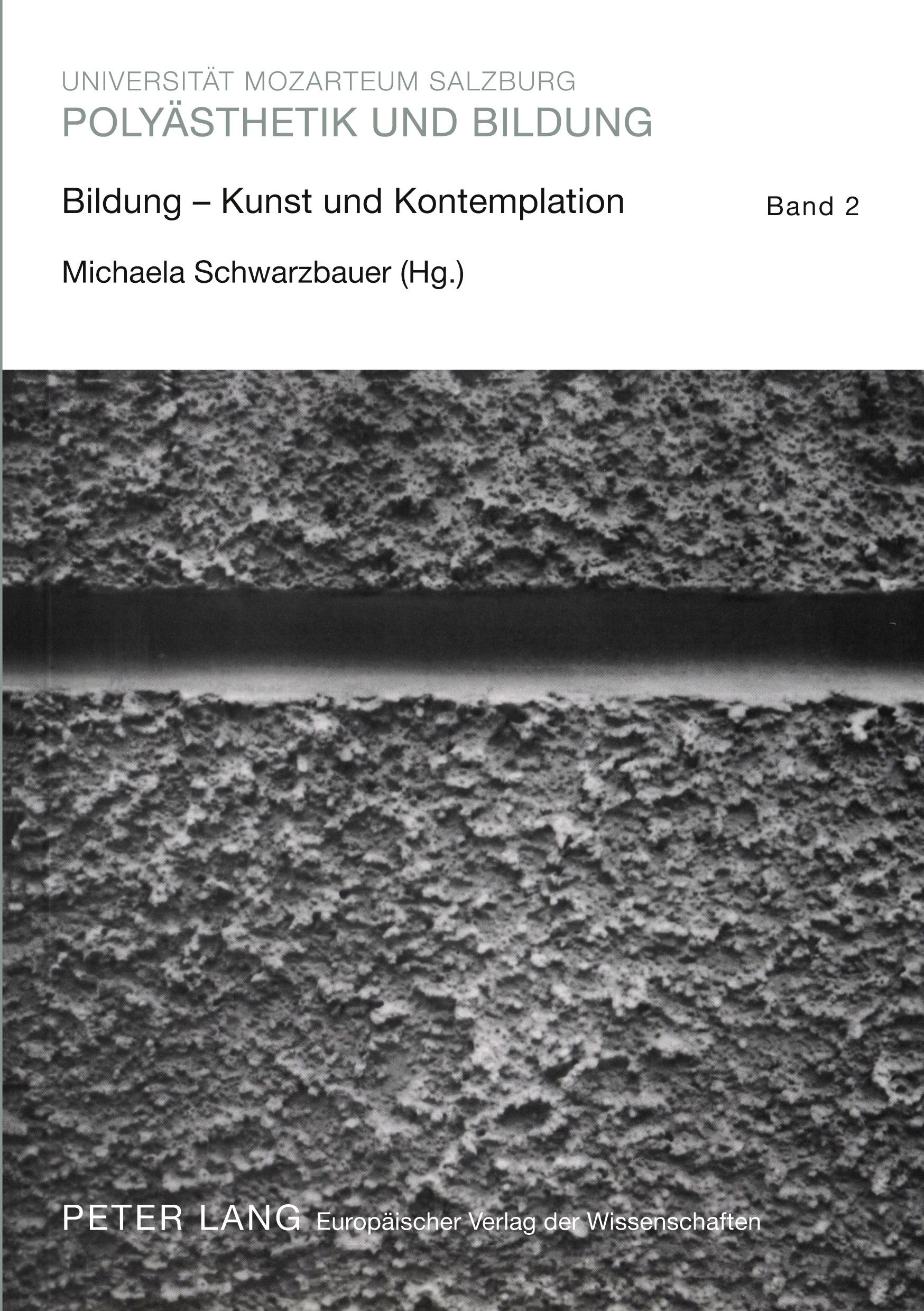 Vorderes Coverbild Bildung - Kunst und Kontemplation