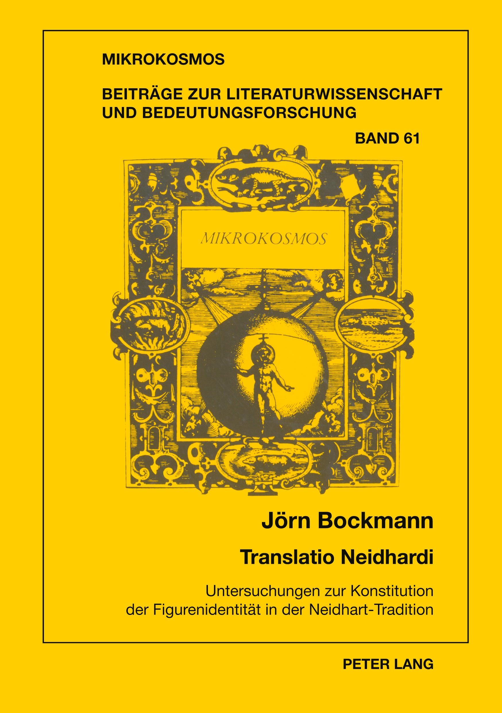 Vorderes Coverbild Translatio Neidhardi