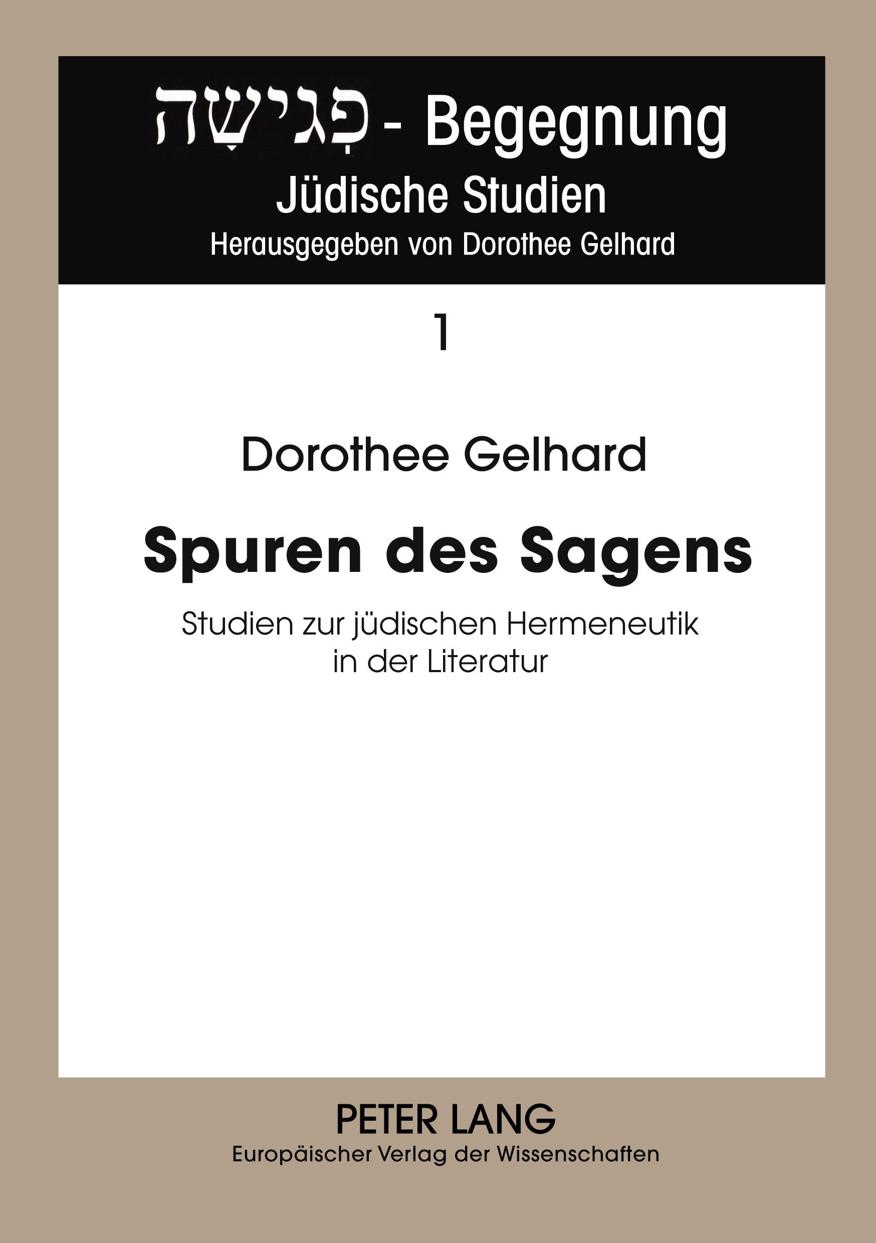 Vorderes Coverbild Spuren des Sagens