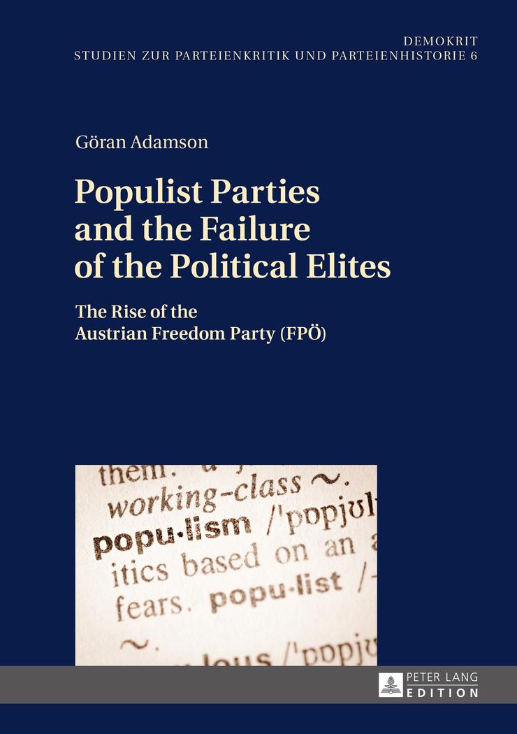Vorderes Coverbild Populist Parties and the Failure of the Political Elites