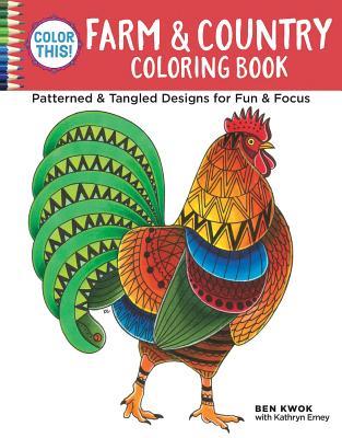 Vorderes Coverbild Color This! Farm & Country Coloring Book