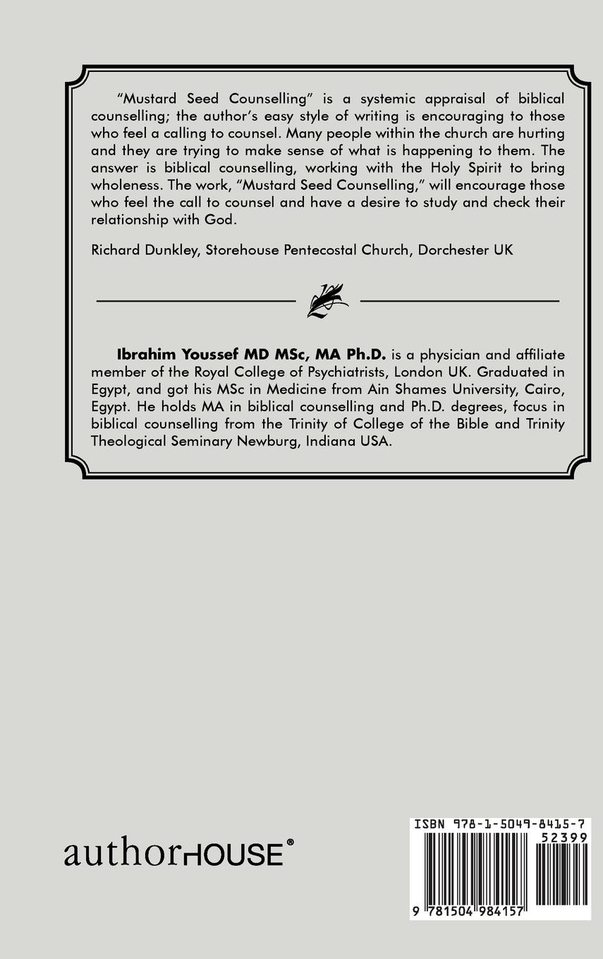 Rückseitencover The Mustard Seed Counseling