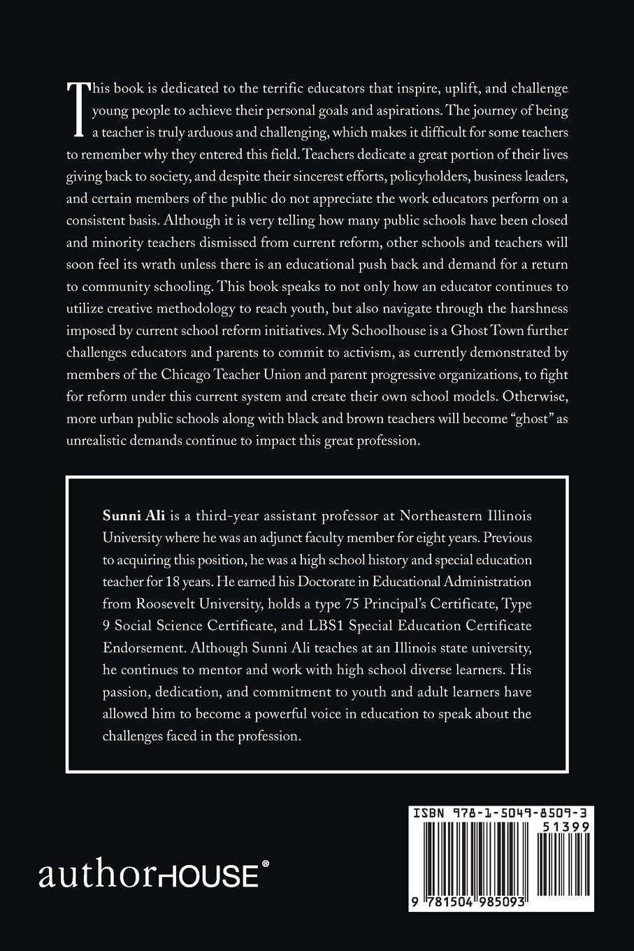 Rückseitencover My Schoolhouse Is a Ghost Town