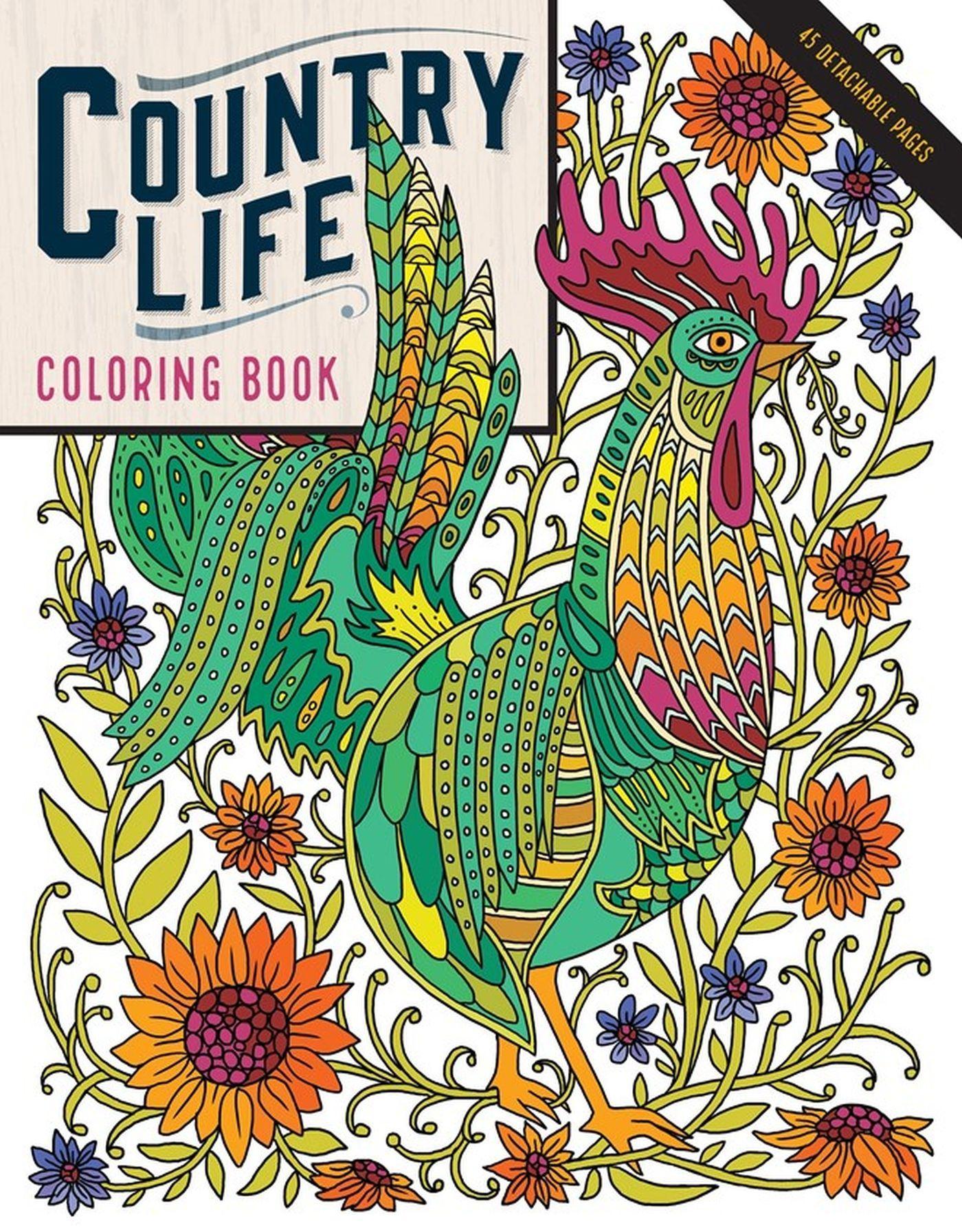 Vorderes Coverbild Country Life Coloring Book