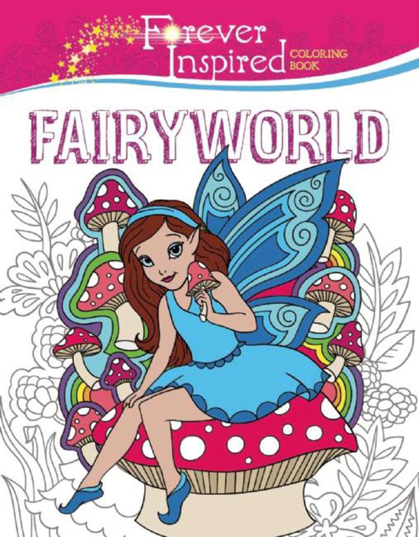 Vorderes Coverbild Forever Inspired Coloring Book: Fairyworld