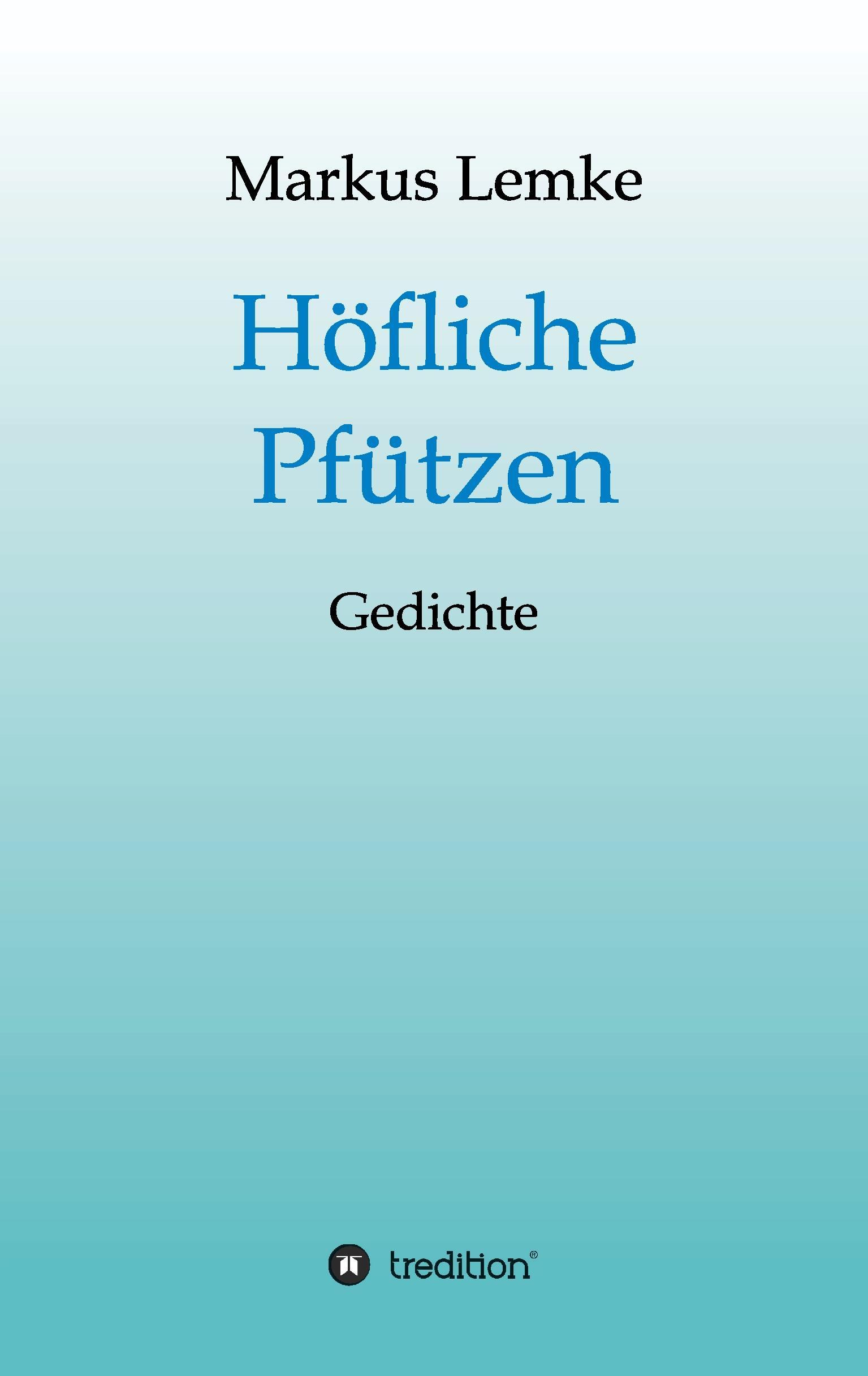 Vorderes Coverbild Höfliche Pfützen
