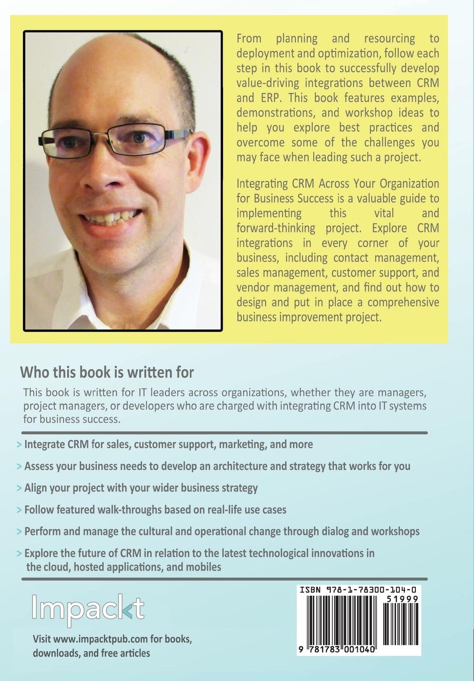 Rückseitencover Integrating CRM across your Organization for Business success