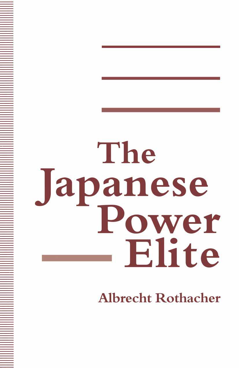 Vorderes Coverbild The Japanese Power Elite