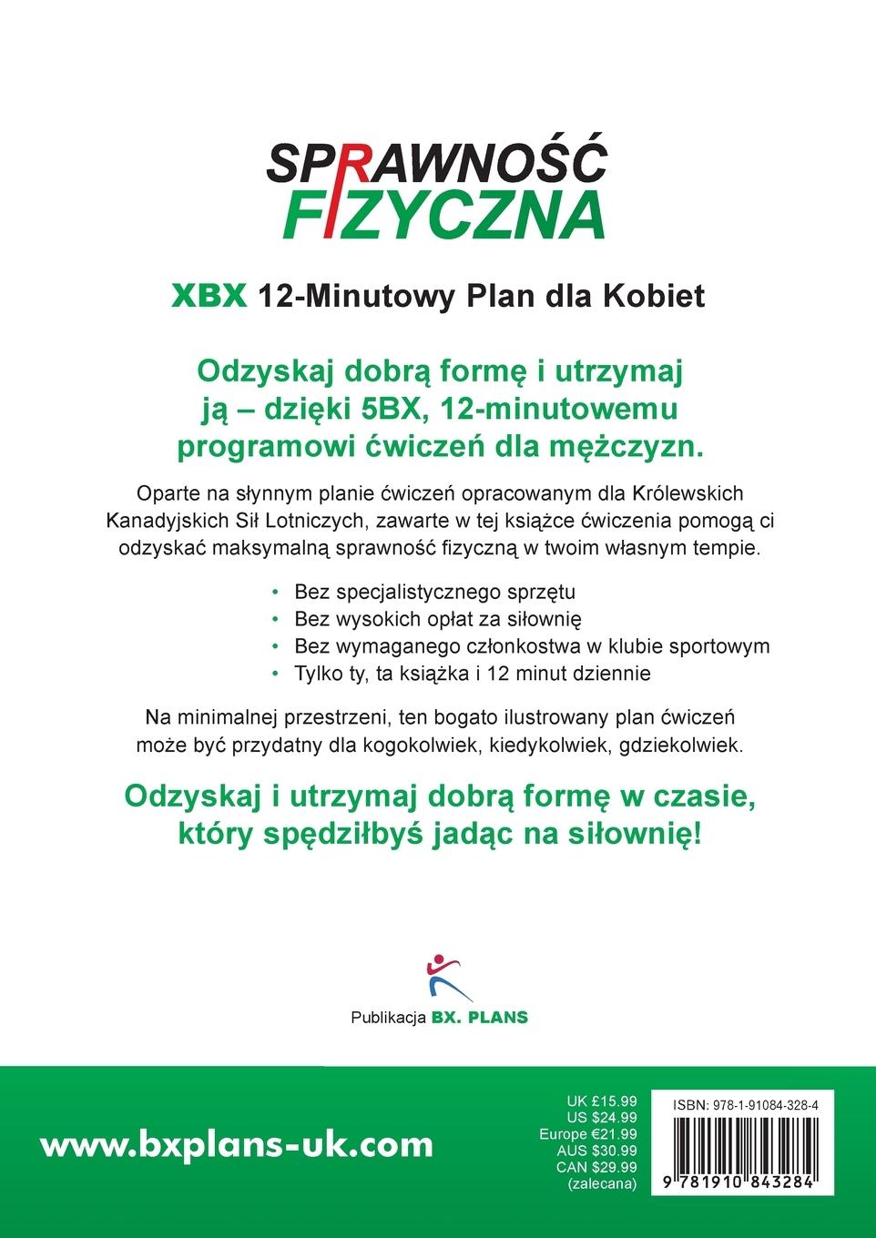 Rückseitencover Sprawnosc Fizyczna Xbx 12-Minutowy Plan Dla Kobiet