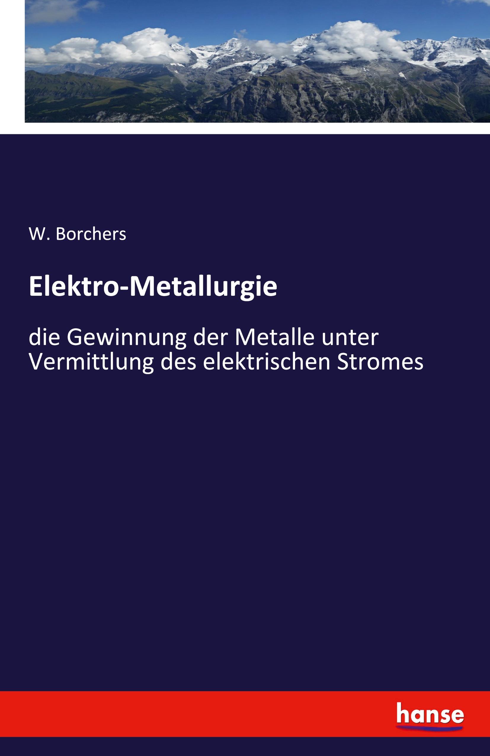 Vorderes Coverbild Elektro-Metallurgie