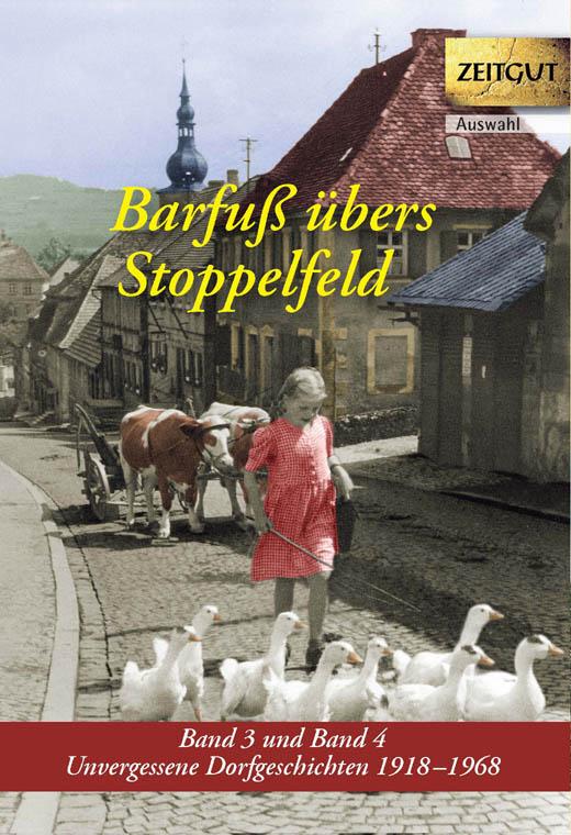 Vorderes Coverbild Barfuß übers Stoppelfeld. Band 3 und 4