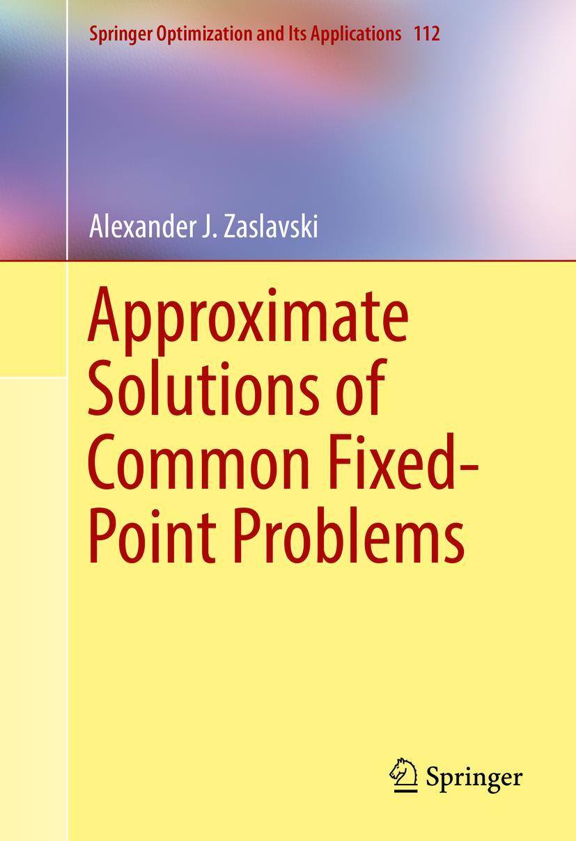 Vorderes Coverbild Approximate Solutions of Common Fixed-Point Problems
