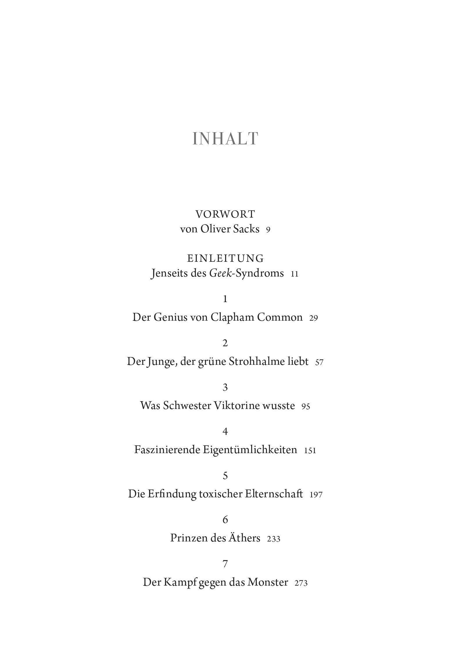 Beispielinhalt (Bild) Geniale Störung