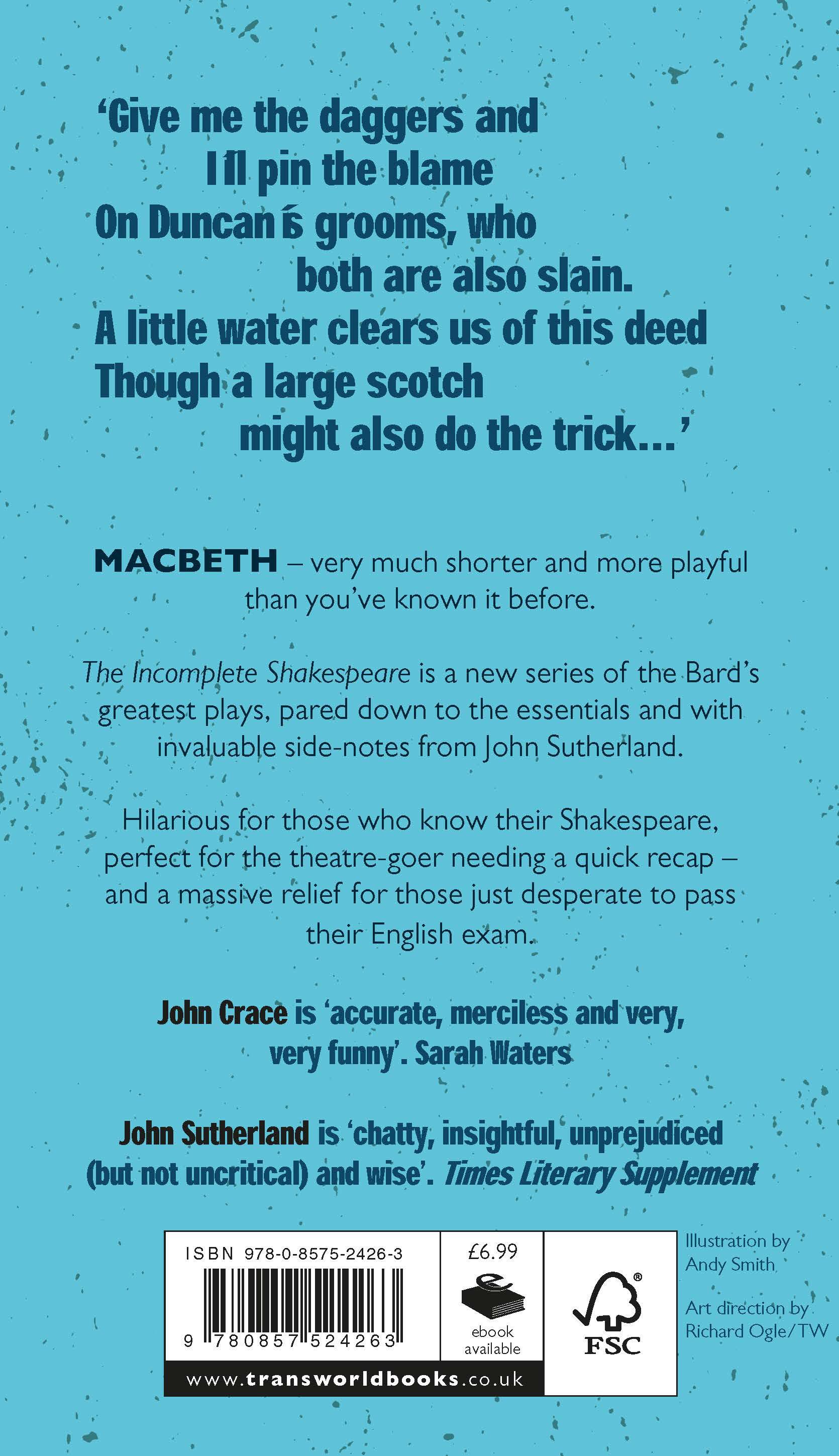 Rückseitencover Incomplete Shakespeare: Macbeth