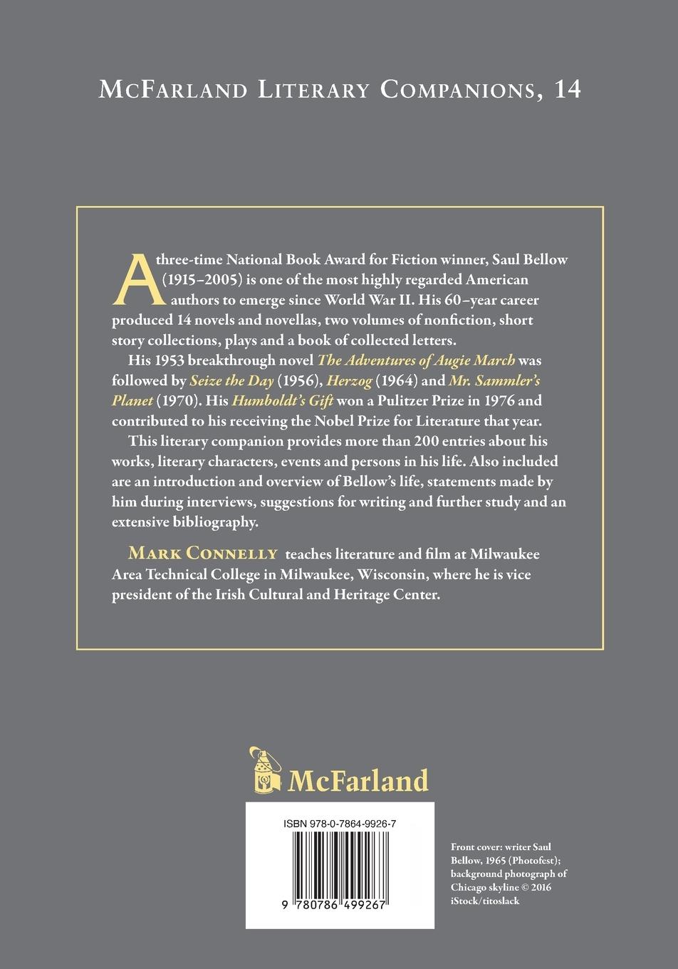 Rückseitencover Saul Bellow