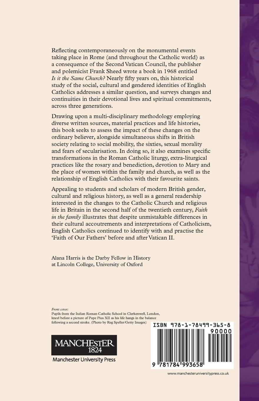 Rückseitencover Faith in the family