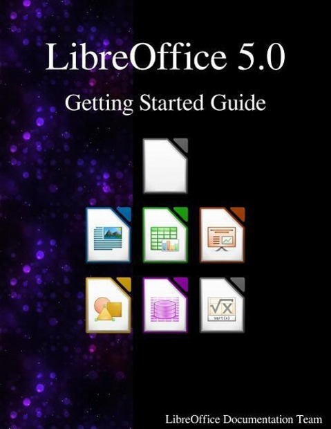 Vorderes Coverbild LibreOffice 5.0 Getting Started Guide