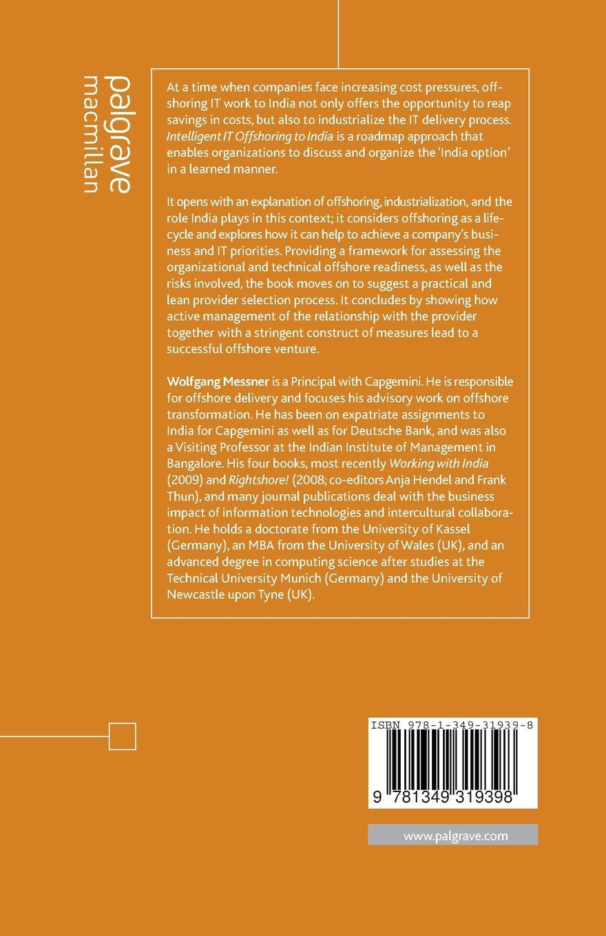 Rückseitencover Intelligent IT-Offshoring to India