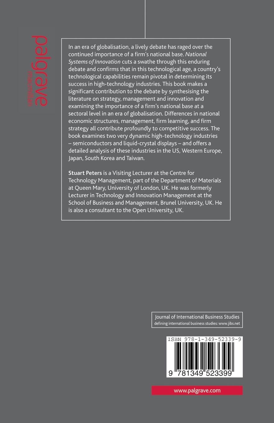 Rückseitencover National Systems of Innovation