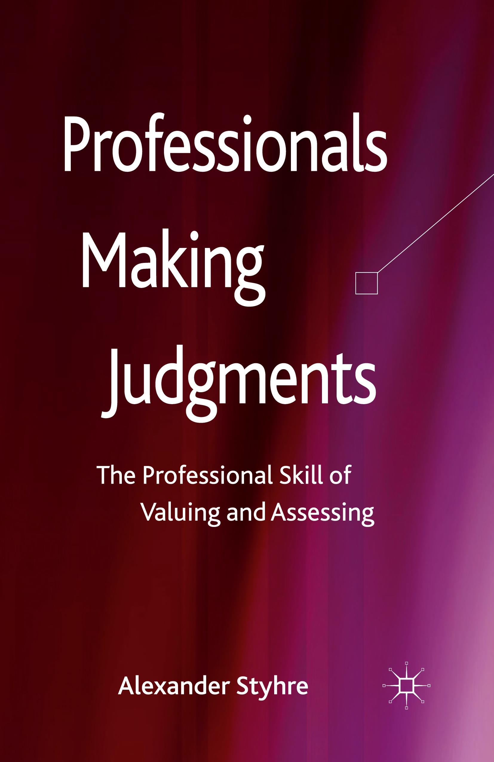 Vorderes Coverbild Professionals Making Judgments