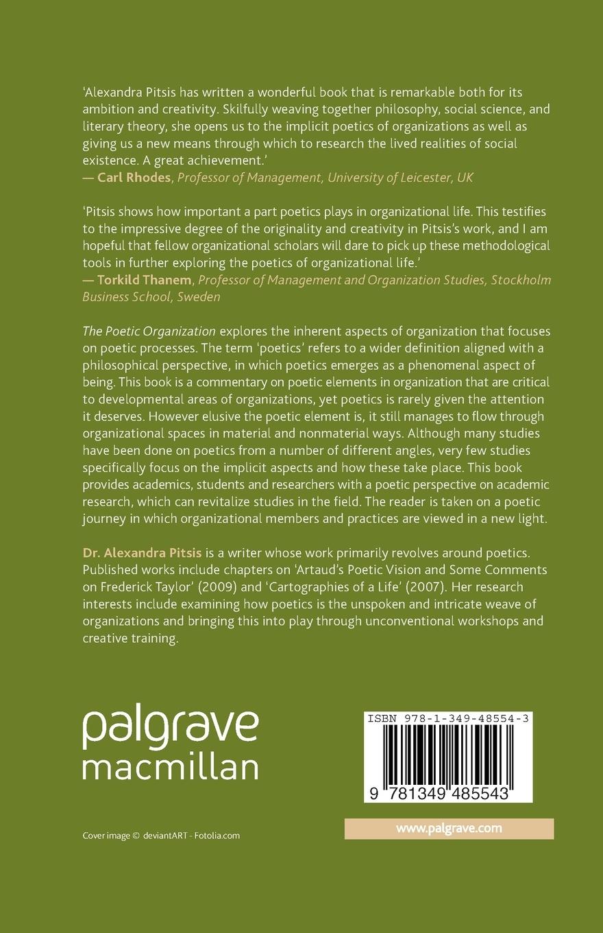 Rückseitencover The Poetic Organization