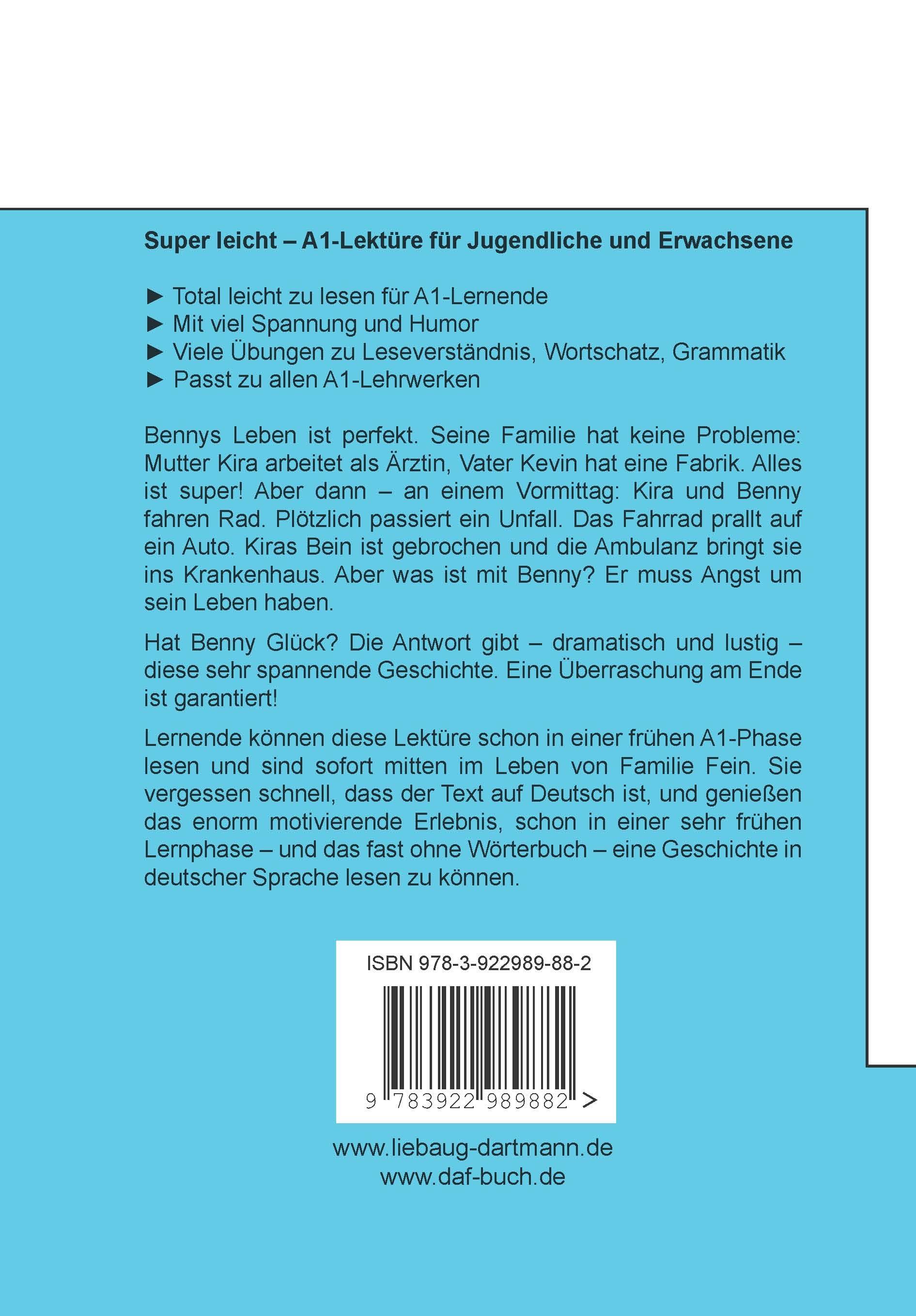 Rückseitencover Hat Benny Glück?