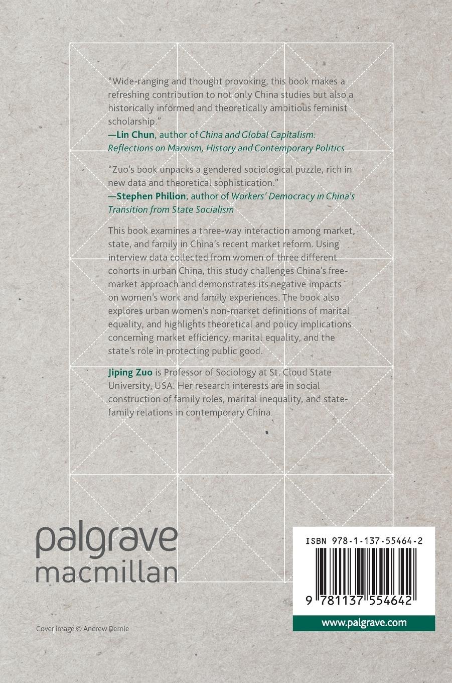 Rückseitencover Work and Family in Urban China