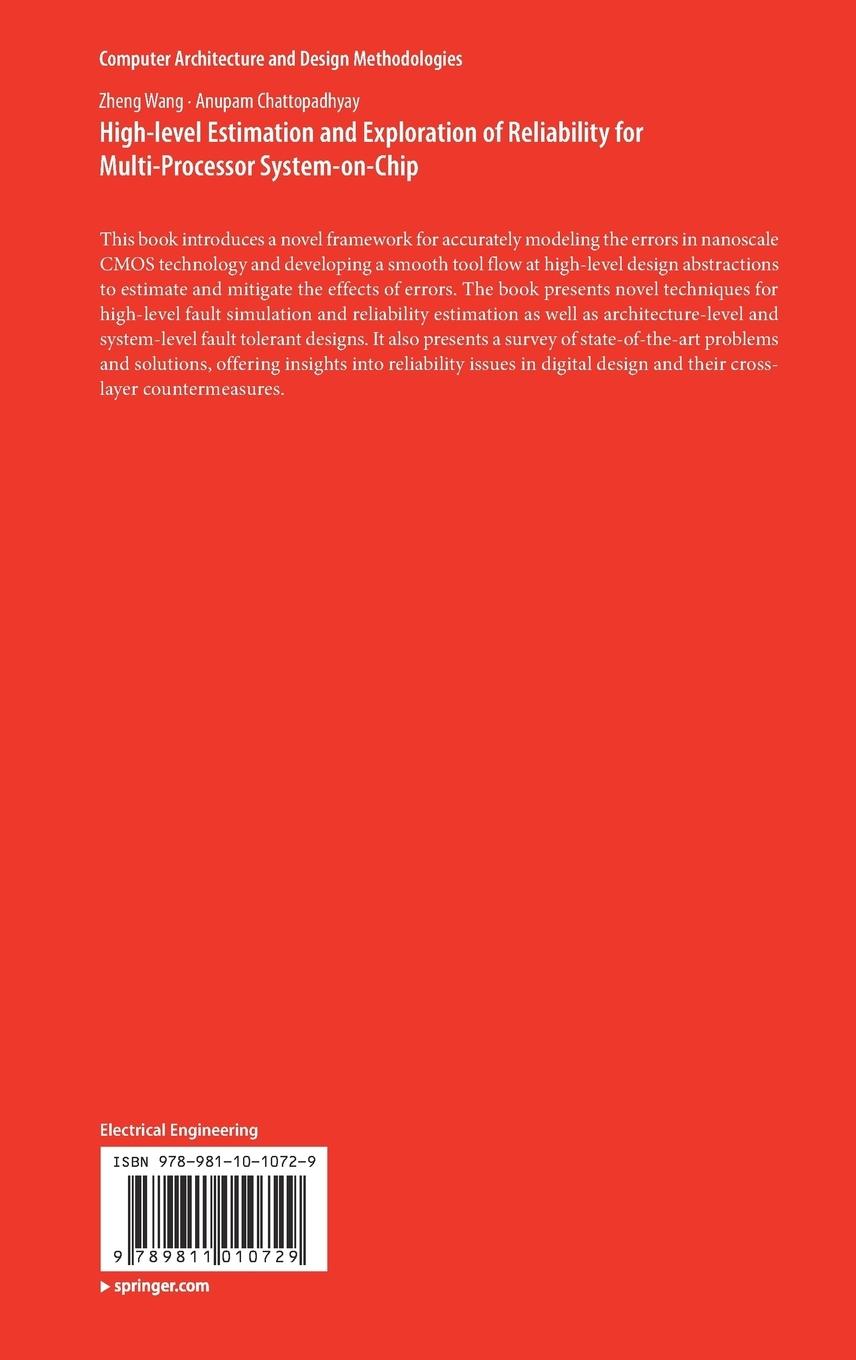 Rückseitencover High-level Estimation and Exploration of Reliability for Multi-Processor System-on-Chip