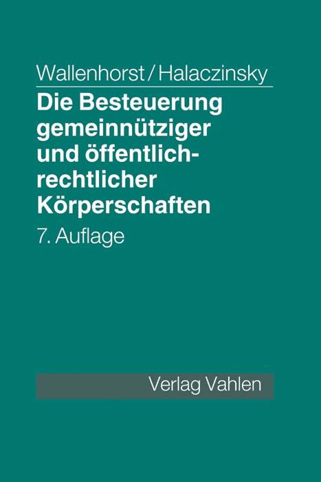 Vorderes Coverbild Die Besteuerung gemeinnütziger und öffentlich-rechtlicher Körperschaften