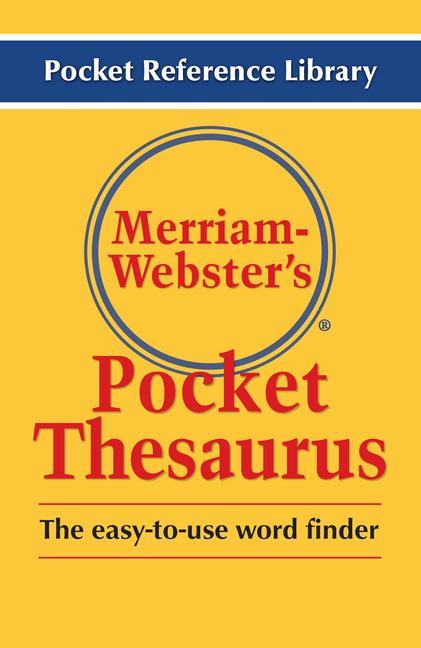 Vorderes Coverbild Merriam-Webster's Pocket Thesaurus - Newest Edition