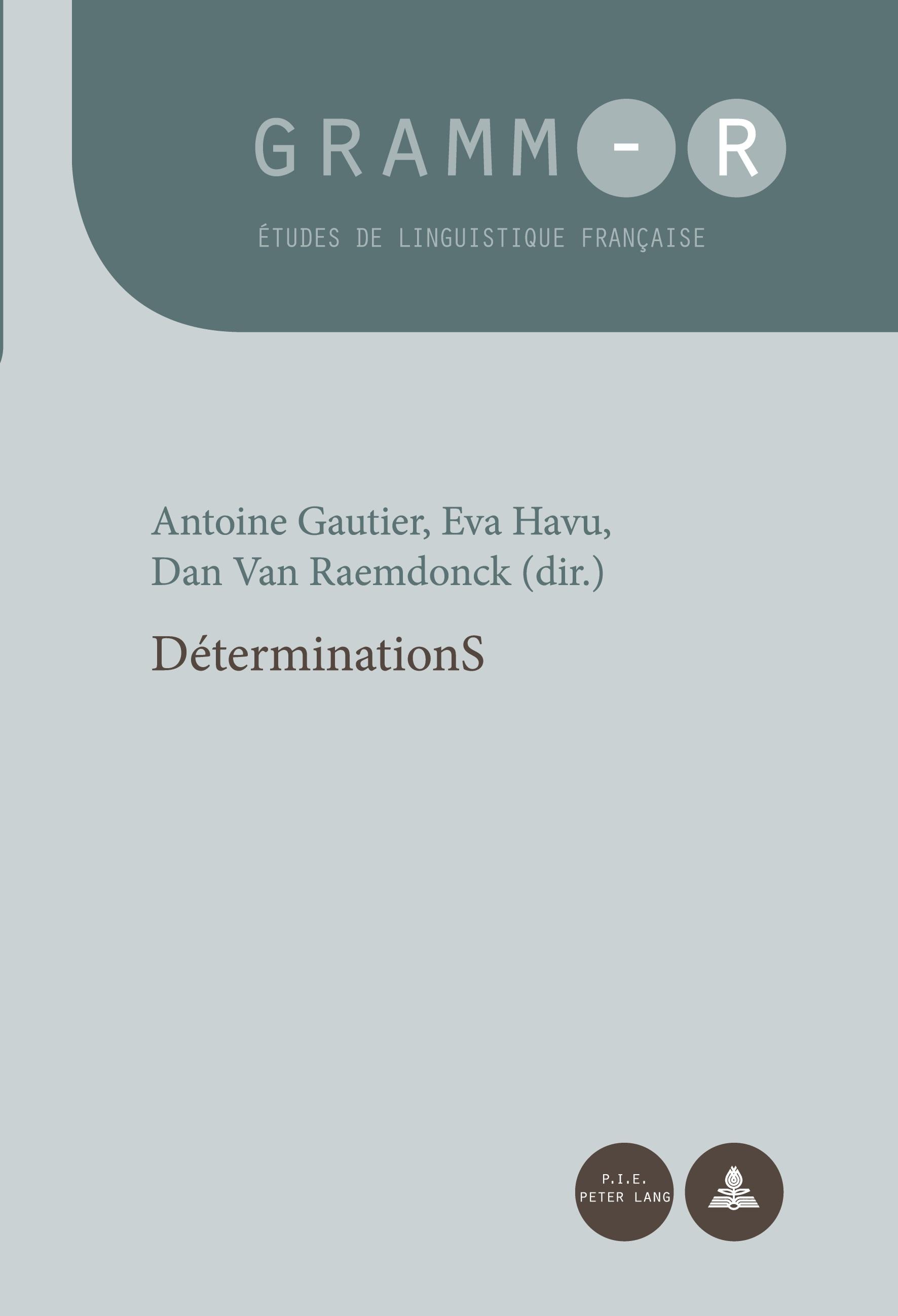 Vorderes Coverbild DéterminationS