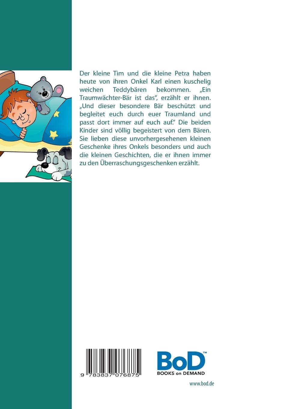 Rückseitencover Der Kuschelbär im Träumeland