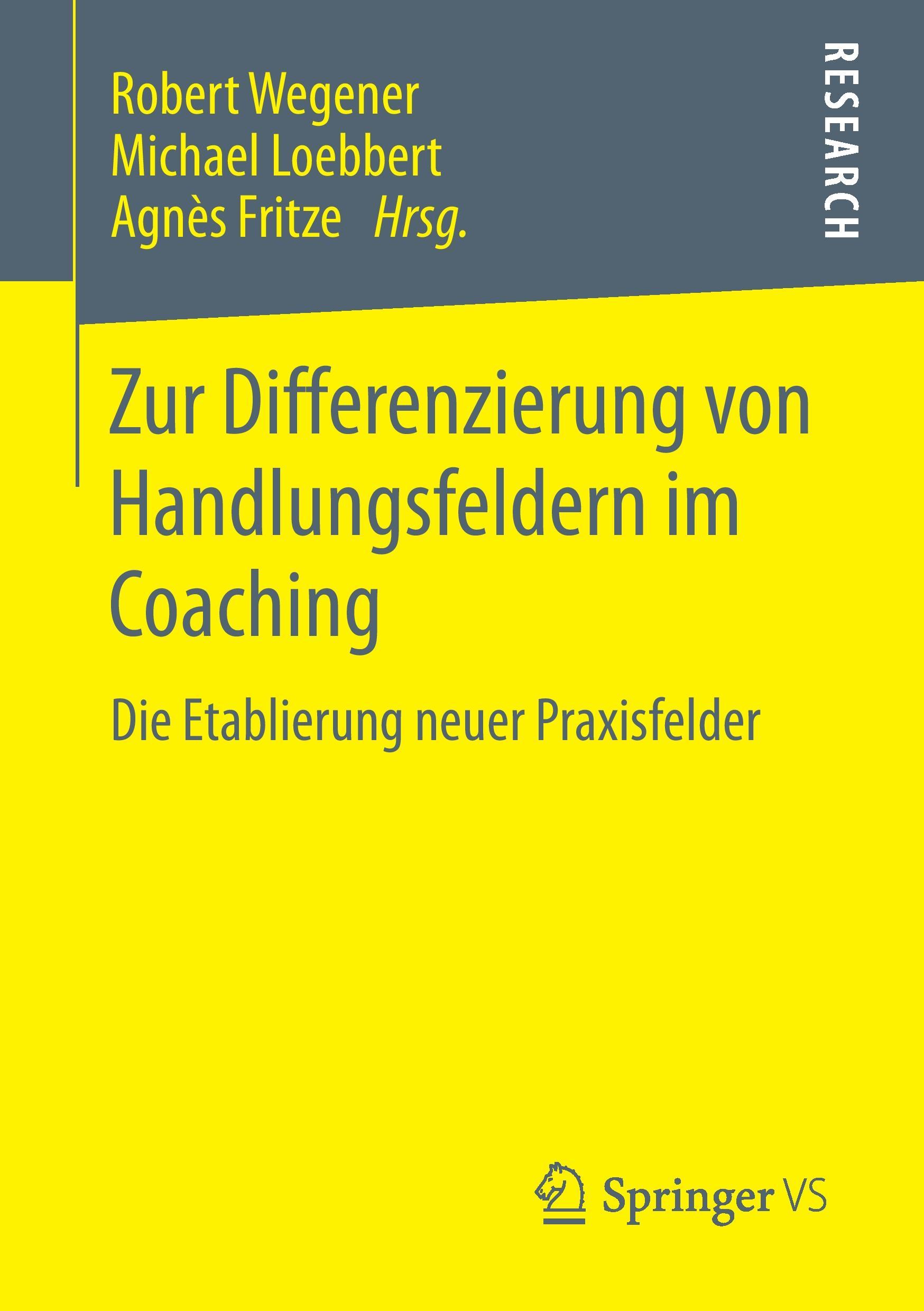 Vorderes Coverbild Zur Differenzierung von Handlungsfeldern im Coaching