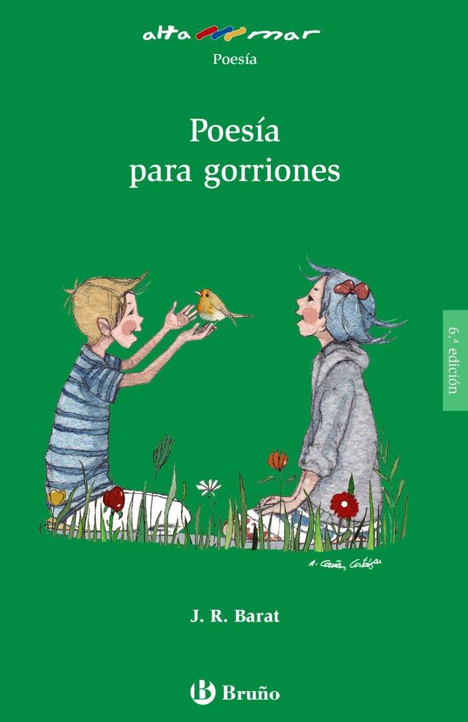 Vorderes Coverbild Poesía para gorriones, 5 educación primaria, libro de lectura del alumno