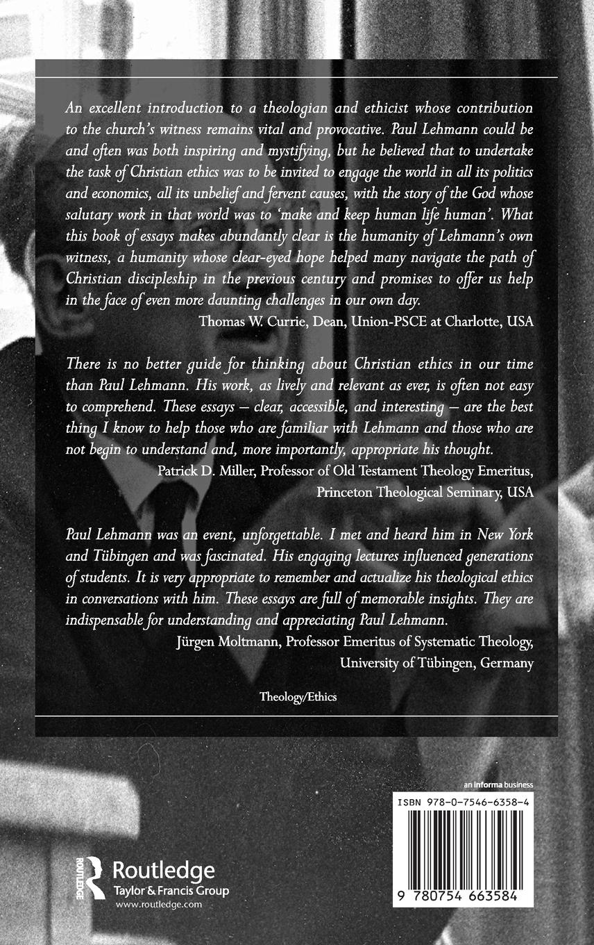 Rückseitencover Explorations in Christian Theology and Ethics